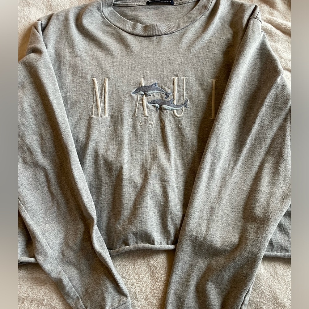 Brandy Melville- Maui sweater in gray